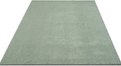 The Carpet Tapis uni antidérapant lavable Vert - 200 x 280 cm - RELAX* Tapis Intérieur|Tapis Pour Salon