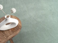 The Carpet Tapis uni antidérapant lavable Vert - 160 x 220 cm - RELAX* Tapis Pour Chambre