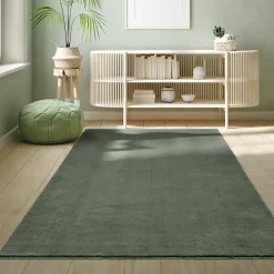 The Carpet Tapis uni antidérapant lavable Forêt - 300 x 400 cm - RELAX* Tapis Intérieur|Tapis Pour Salon