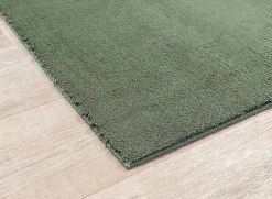 The Carpet Tapis uni antidérapant lavable Forêt - 300 x 400 cm - RELAX* Tapis Intérieur|Tapis Pour Salon