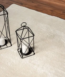 The Carpet Tapis uni antidérapant lavable Beige - 140 x 200 cm - RELAX* Tapis Intérieur|Tapis Pour Salon