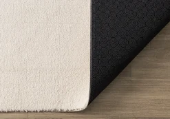 The Carpet Tapis uni antidérapant lavable Beige - 140 x 200 cm - RELAX* Tapis Intérieur|Tapis Pour Salon