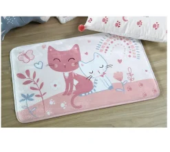 New Eden Tapis velours 45 x 75 cm Les chats