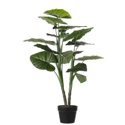 Taro artificiel en pot vert ø70 x h.100 cm* Plante Artificielle