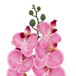 Outlet Atmosphera Créateur D'Intérieur Tige d'orchidée artificielle Gisele H95cm- Blanc- Atmosphera