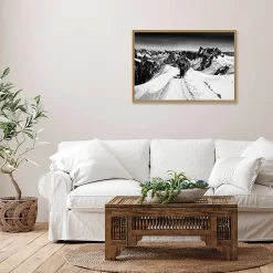 Outlet Ceanothe Tirage encadré sur verre synthétique mont-blanc 90x60 cm Fabriqué en France