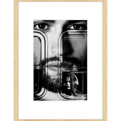 Outlet Ceanothe Tirage sous-verre encadré passengers 50x70 cm Fabriqué en France