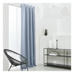 Outlet Today Rideau Isolant Thermique Essential Uni - 140 x 240 cm - Denim