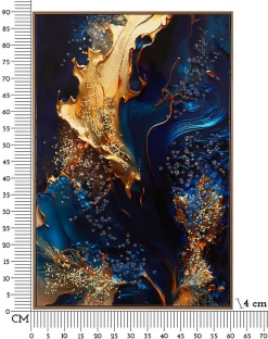 Outlet Mauro Ferretti Toile décorative avec cadre Andromeda 60x4x90 cm Modèle 1
