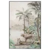 Atmosphera Créateur D'Intérieur Toile imprimée Alyssa - bois - 60x90 cm - Atmosphera* Tableau Déco
