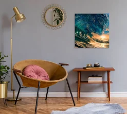 Clearance Dada Art Toile imprimée côte atlantique rouleau 75 x 75 cm
