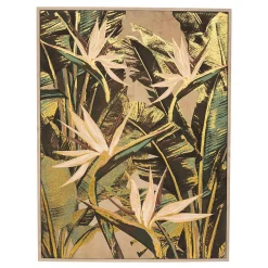 Outlet Atmosphera Créateur D'Intérieur Toile imprimée Daphne - bois - 58x78 cm - Atmosphera