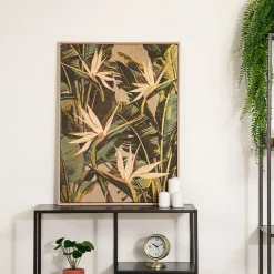 Outlet Atmosphera Créateur D'Intérieur Toile imprimée Daphne - bois - 58x78 cm - Atmosphera
