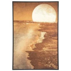 Atmosphera Créateur D'Intérieur Toile imprimée encadrée Soleil - bois - 60x90 cm - Atmosphera
