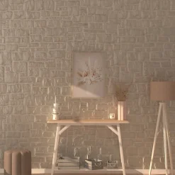 Atmosphera Créateur D'Intérieur Toile Tida - bois - 50x70 cm - Atmosphera* Tableau Déco