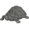 Outlet Atmosphera Créateur D'Intérieur Tortue déco extérieur Francky H.21,5cm résine gris - Atmosphera