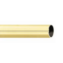 Riel Chyc Tringle à rideau métal diamètre 20 mm (200 cm - Doré)* Tringle À Rideau À Composer