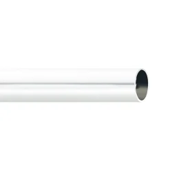 Discount Riel Chyc Tringle à rideau métal diamètre 20 mm (200 cm - Blanc)