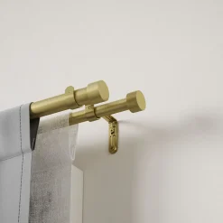 Sale Umbra Tringle à rideaux double en acier laiton Cappa Longueur réglable de 168 à 305 cm