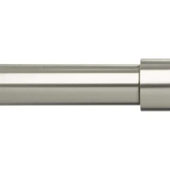 New Umbra Tringle à rideaux en métal nickel Cappa Longueur réglable de 168 à 305 cm