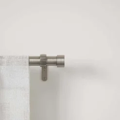 New Umbra Tringle à rideaux en métal nickel Cappa Longueur réglable de 168 à 305 cm