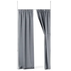 Umbra Tringle à rideaux extensible et séparateur de pièce en métal blamc* Barre À Rideau Extensible