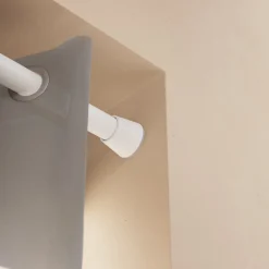 Hot GoodHome Tringle à rideaux extensible Anafi blanc mat L.60/90cm