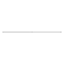 New GoodHome Tringle à rideaux extensible Anafi blanc mat L.120/210cm
