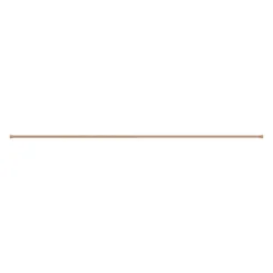 New GoodHome Tringle à rideaux extensible Syros effet chêne mat L.200/330cm