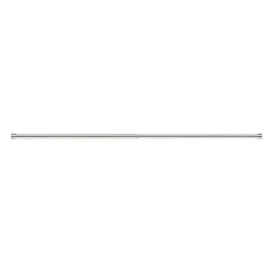 New GoodHome Tringle à rideaux extensible Athens effet nickel gris satin L.120/210cm