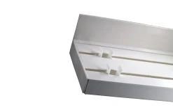 Hot Tringle déco Rail PVC 2 voies avec profil de décoration blanc 120cm