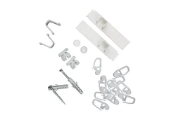 Sale Tringle déco Rail PVC avec profil de décoration blanc 200cm