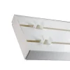 Best Tringle déco Rail PVC blanc 2 voies de 200cm