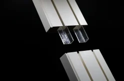 Sale Tringle déco Rail PVC blanc 2 voies de 150cm