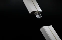 Tringle déco Rail PVC blanc 1 voie de 180cm* Rail À Rideaux