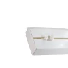 Tringle déco Rail PVC blanc 1 voie de 120cm