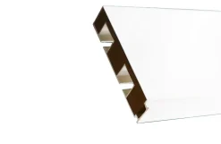 New Tringle déco Rail PVC blanc 2 voies de 180cm