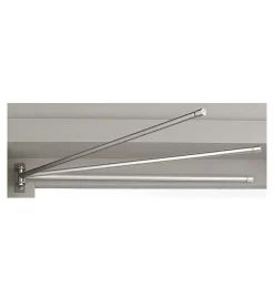 Secodir Tringle de Porte Lucarne Extensible 60 à 100 cm* Tringle À Rideau À Composer