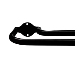 Online Autres Tringle double incurvée extensible noir mat D19/16 mm / 140 à 220 cm
