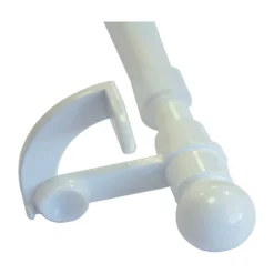 Heraud Tringle extensible autobloquante (90-130 cm - Blanc)* Rail À Rideaux