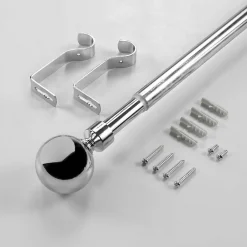 Online Douceur D'Intérieur Tringle extensible en kit (120-210 cm - Gris)