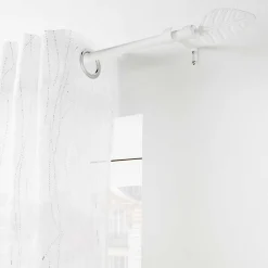 Douceur D'Intérieur Tringle extensible en kit (120-210 cm - Blanc)* Barre À Rideau Extensible