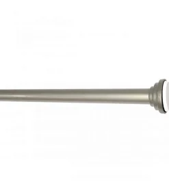 New Douceur D'Intérieur Tringle extensible entre 2 murs sans percage nickel mat - 90 à 140 cm - Nickel mat