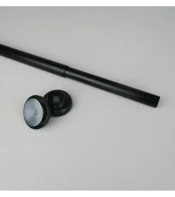 Douceur D'Intérieur Tringle extensible entre 2 murs sans percage Noir - 60 à 90 cm - Noir* Barre À Rideau Extensible