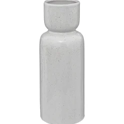 Atmosphera Créateur D'Intérieur Vase - céramique - blanc - H29 cm - Atmosphera
