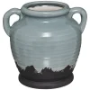 Vase amphore en Céramique Vert céladon D 20 x H 19,5 cm* Vase Décoratif
