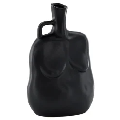 Venture Home Vase Buste en Céramique "Conta" 25cm Noir* Vase Décoratif