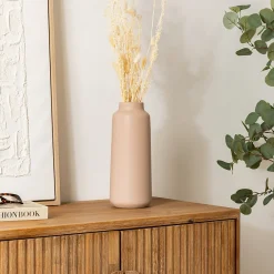 Hot Atmosphera Vase céramique Rily beige nude H.30cm