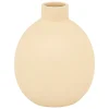 Sale Atmosphera Créateur D'Intérieur Vase céramique Rily beige H18cm - Atmosphera