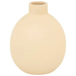 Sale Atmosphera Créateur D'Intérieur Vase céramique Rily beige H18cm - Atmosphera